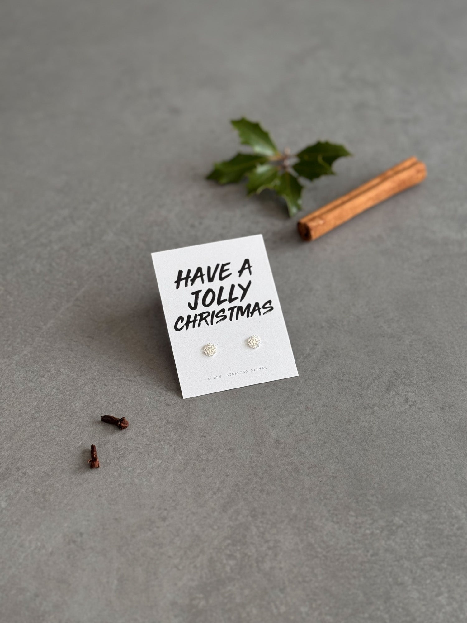 Jolly Christmas - Snowflake Earrings