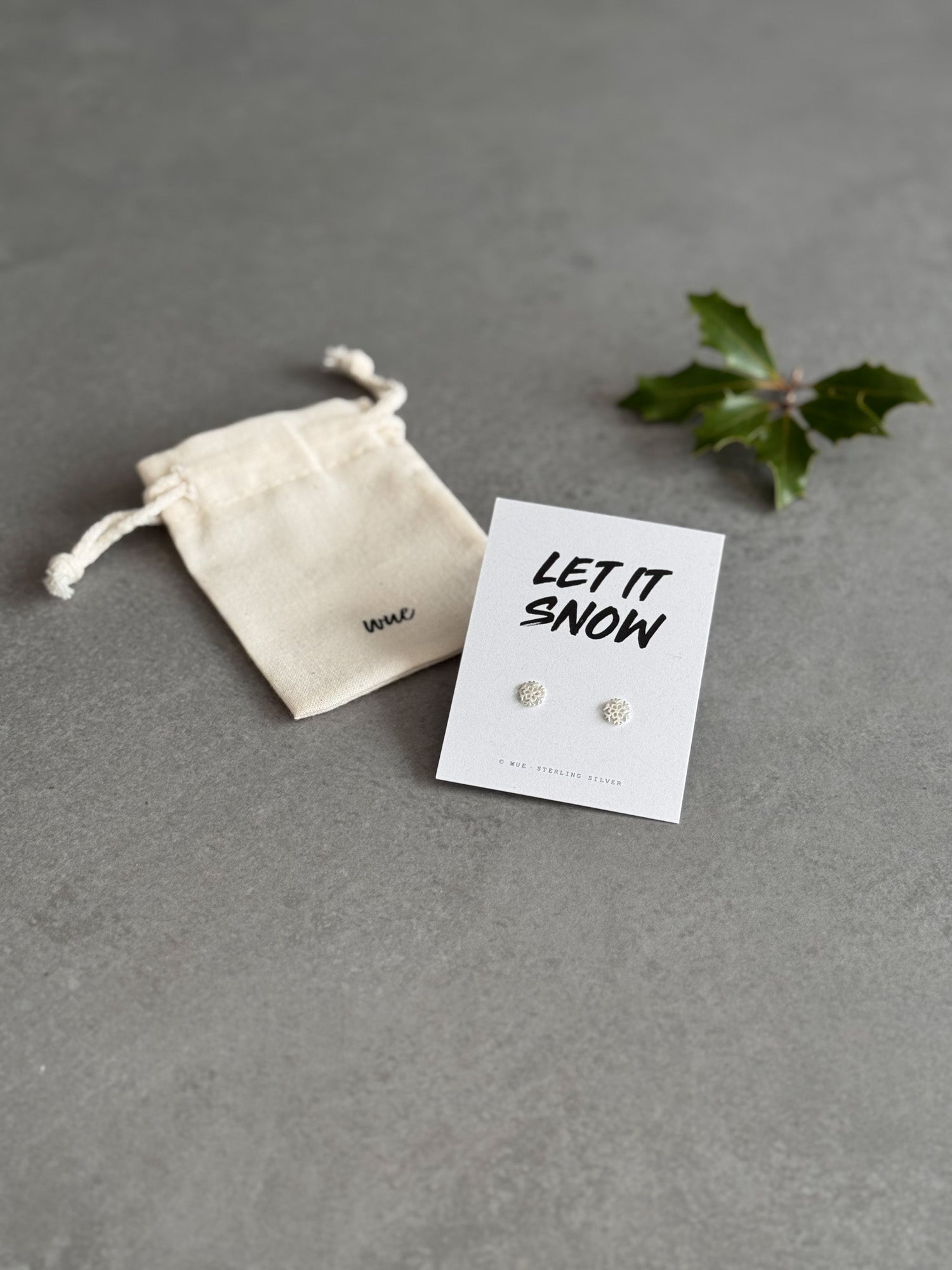 Let It Snow - Snowflake Earrings