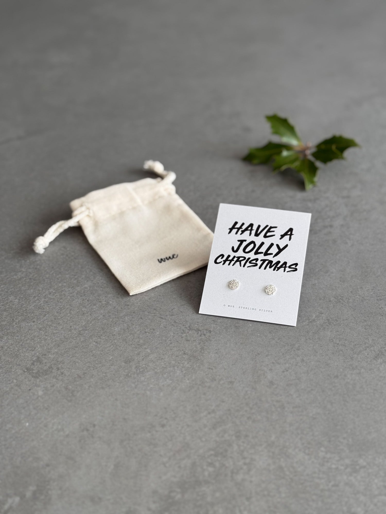 Jolly Christmas - Snowflake Earrings