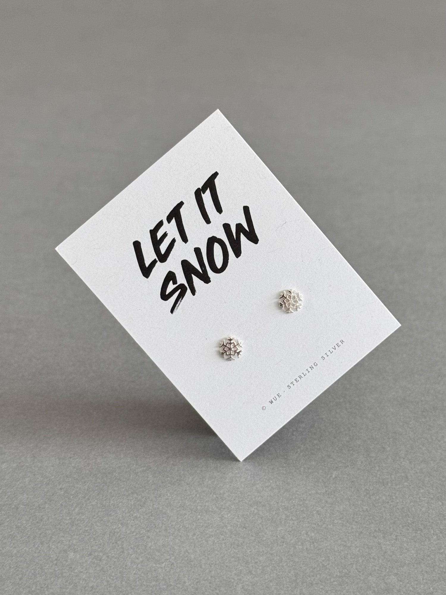 Let It Snow - Snowflake Earrings