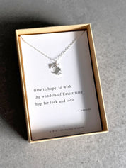 Easter Bunny Necklace | Sterling Silver