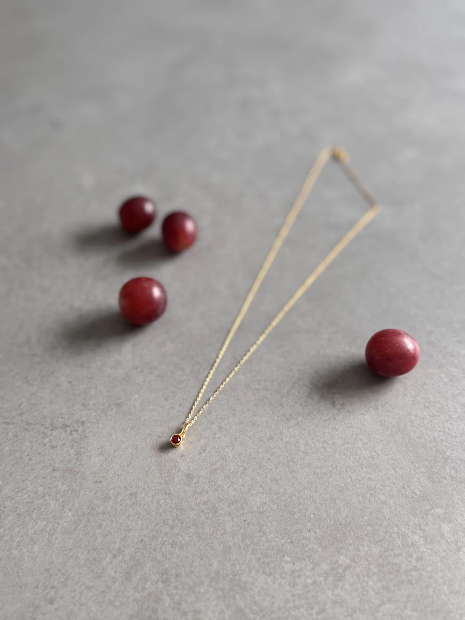 January Birthstone Necklace