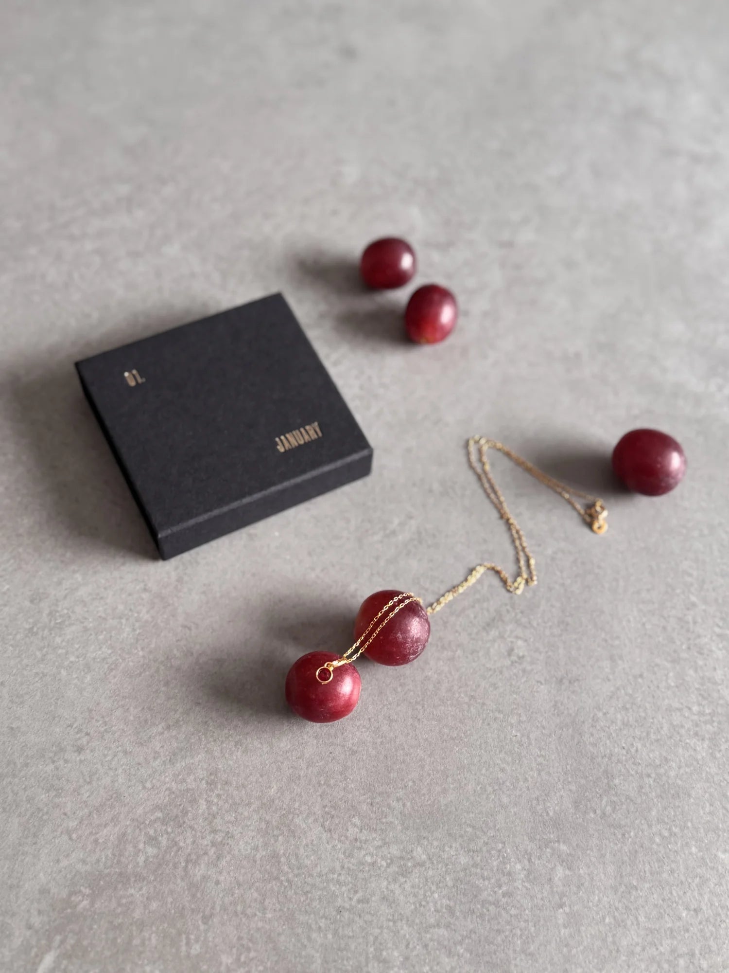 January Birthstone Necklace