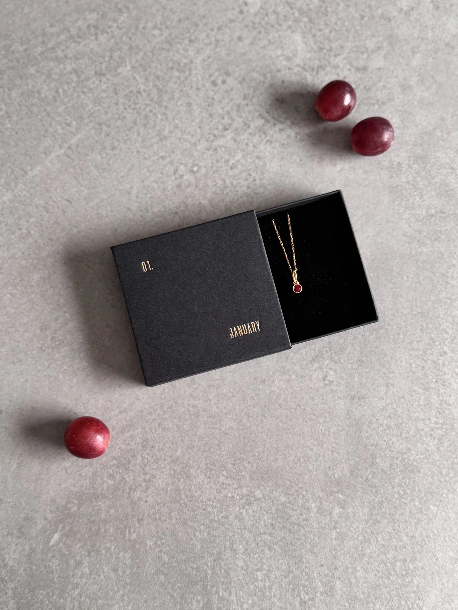 January Birthstone Necklace