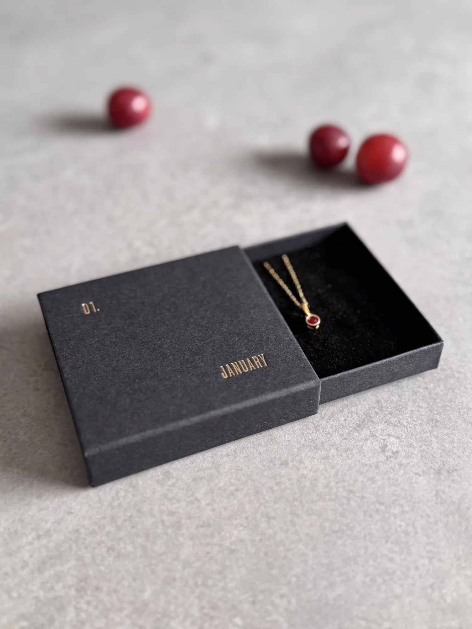 January Birthstone Necklace