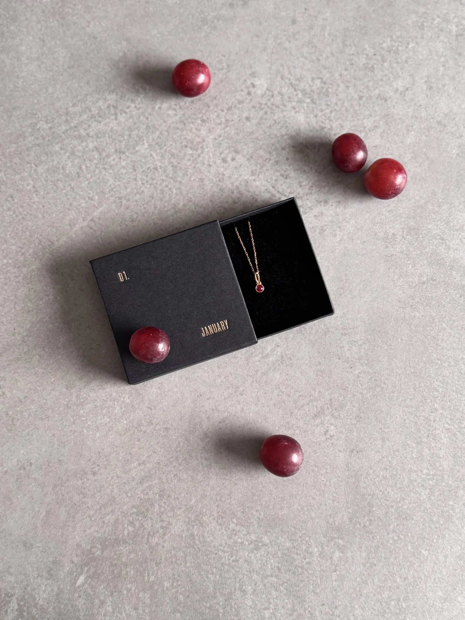 January Birthstone Necklace