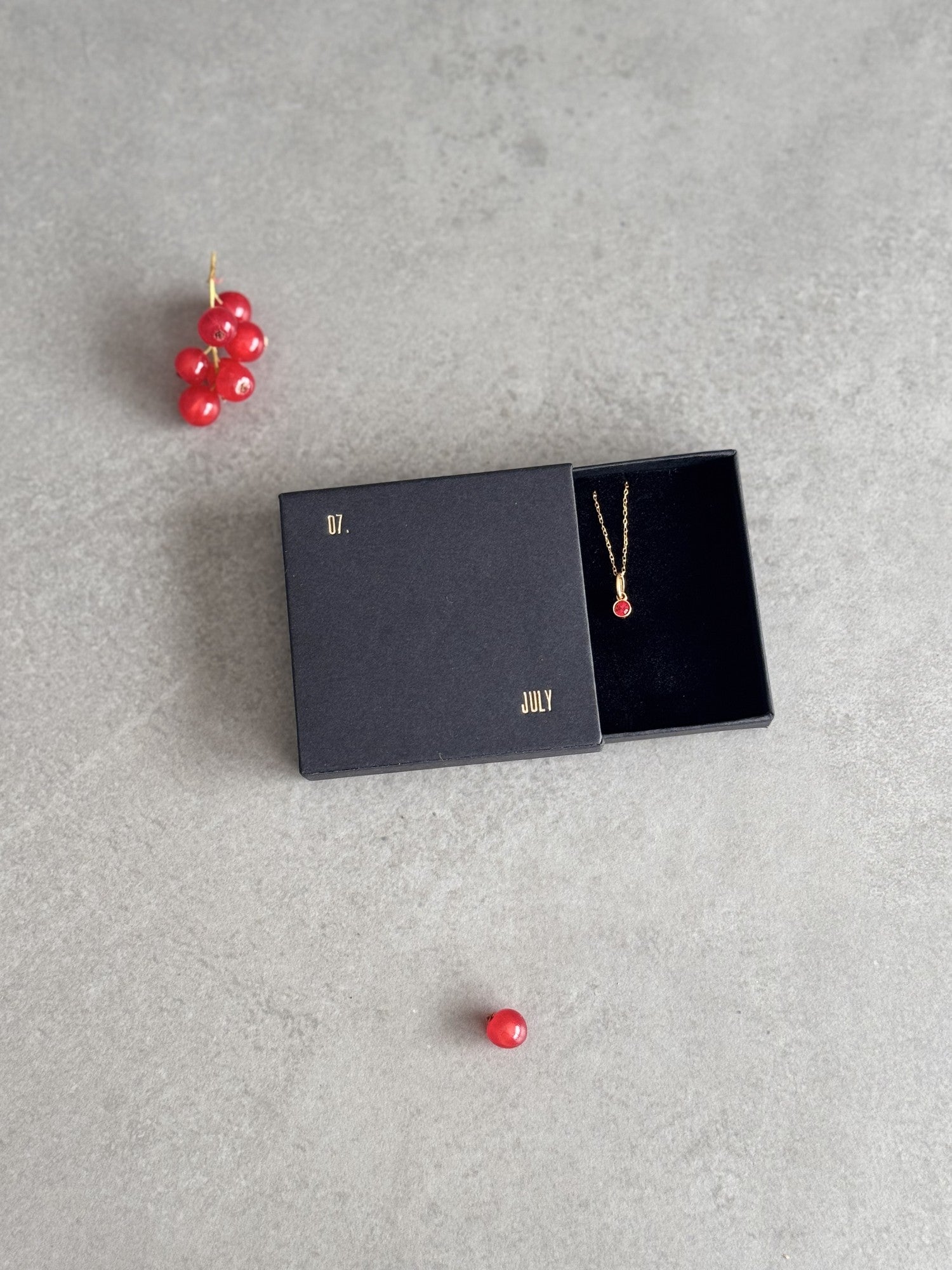 July Birthstone Necklace