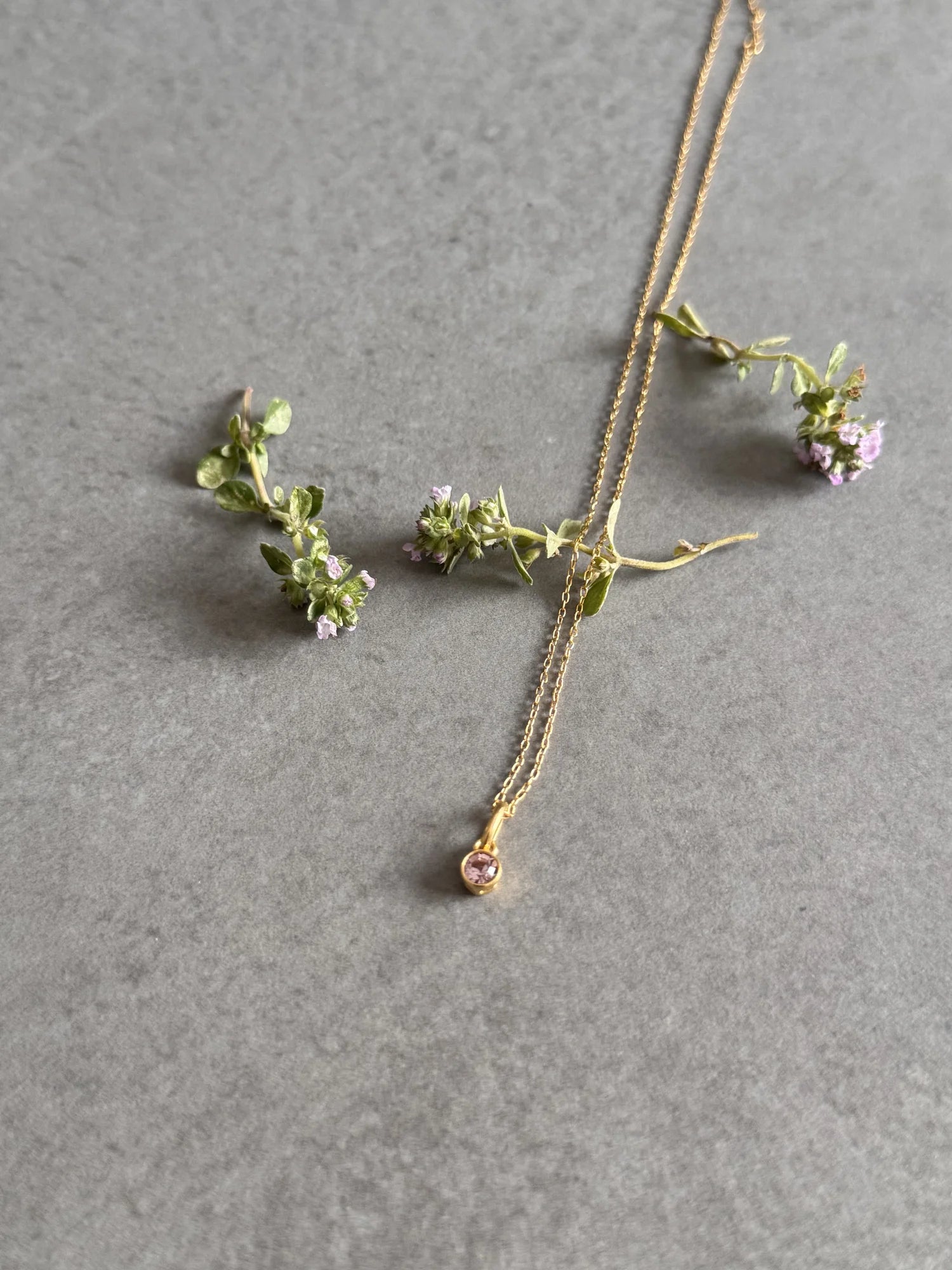 June Birthstone Necklace