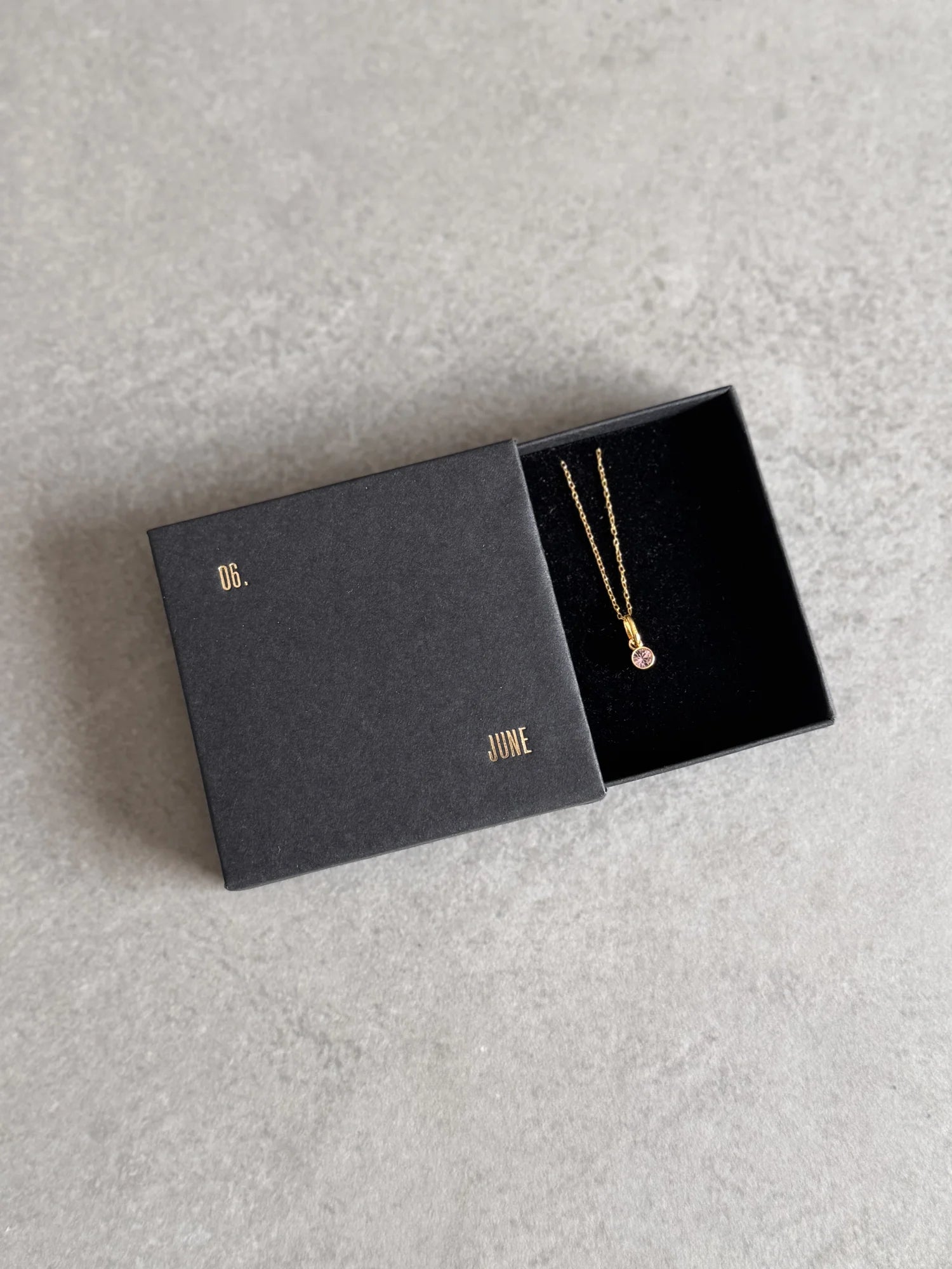 June Birthstone Necklace