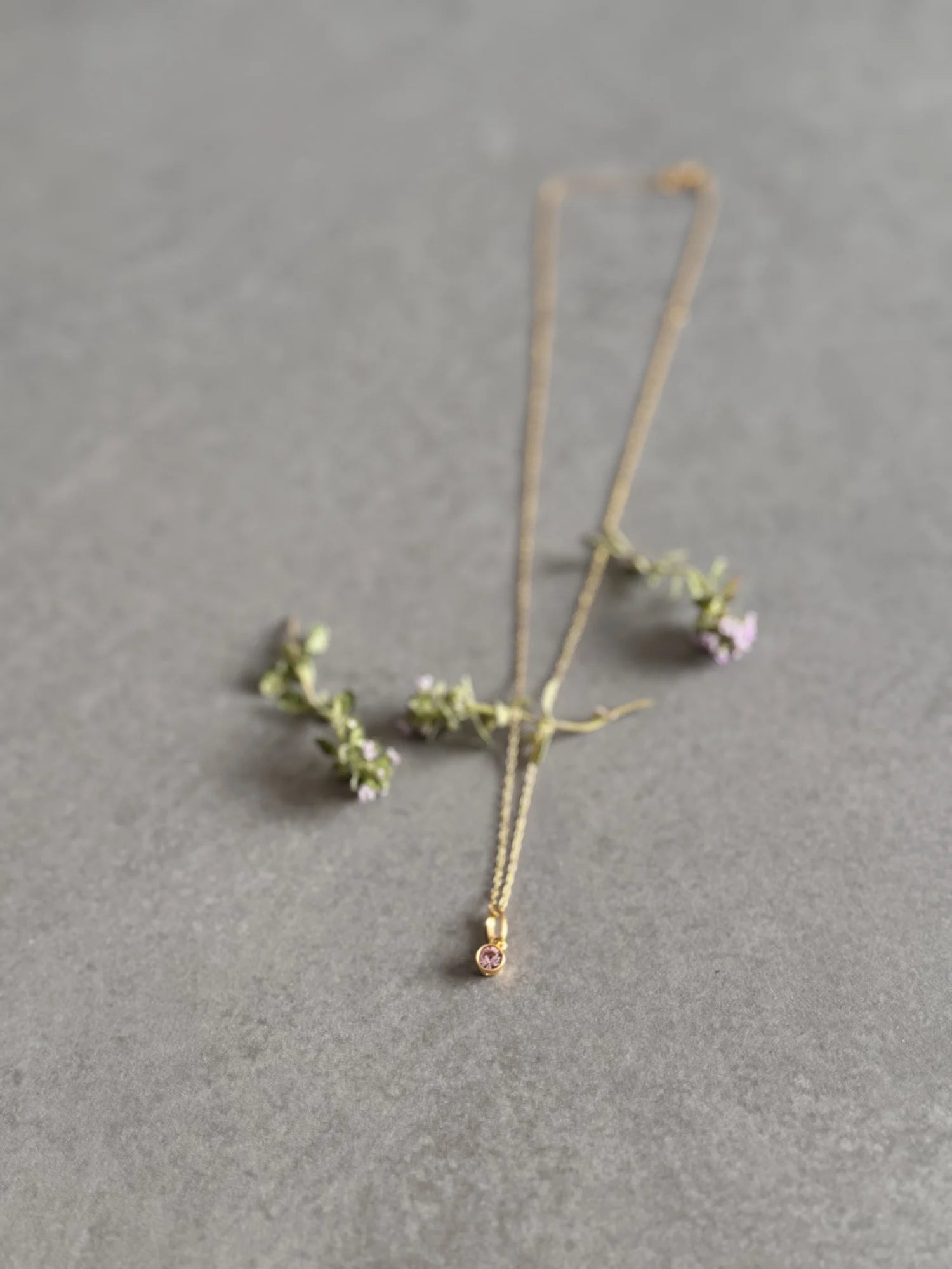 June Birthstone Necklace