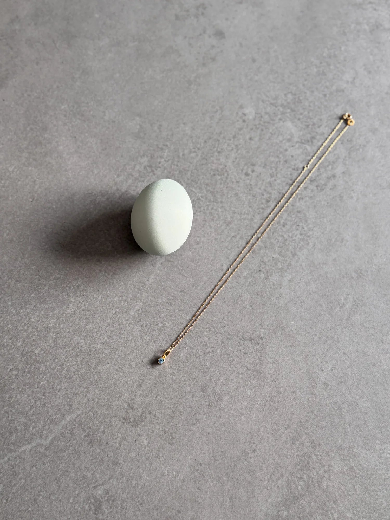 March Birthstone Necklace