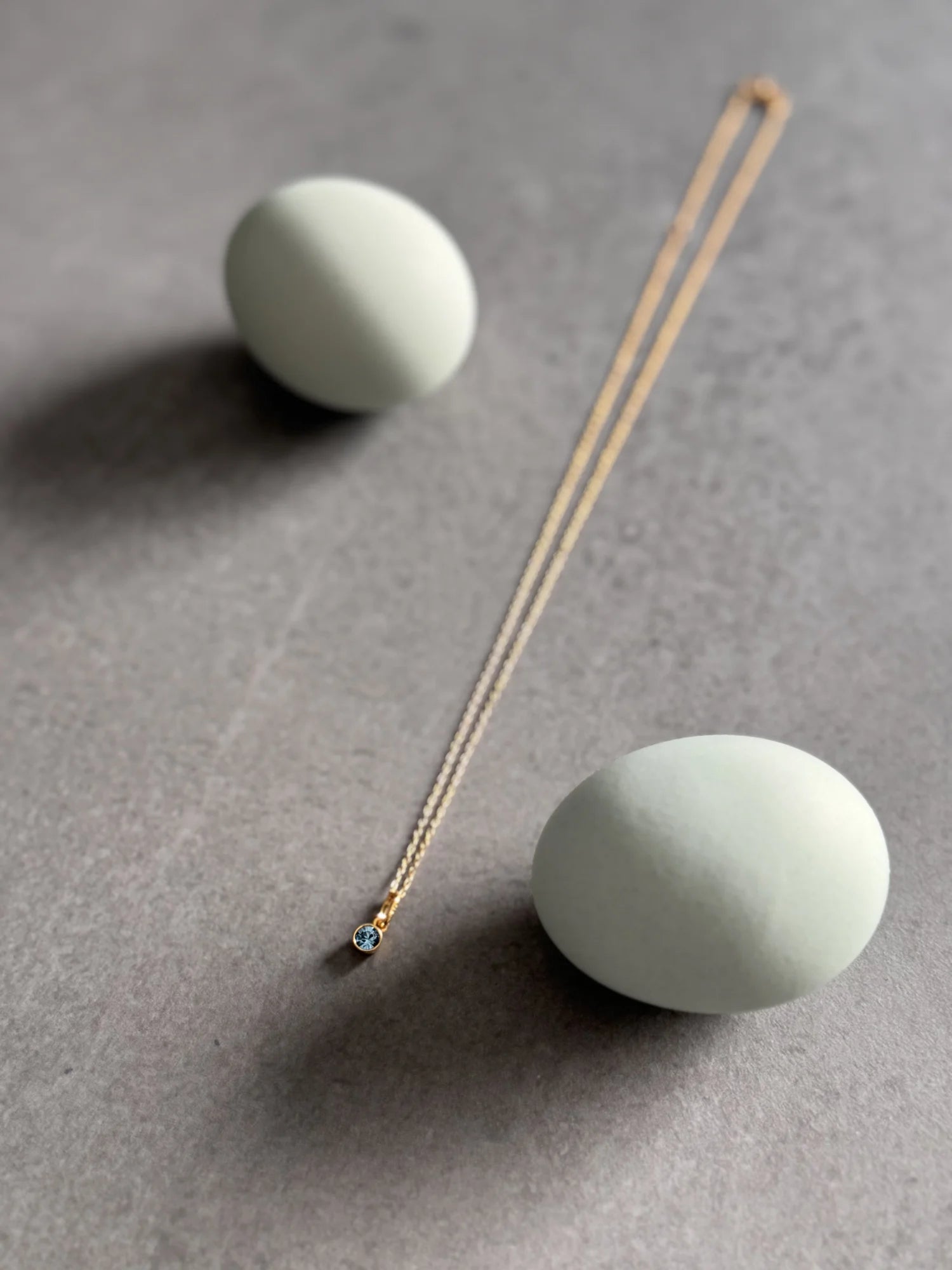 March Birthstone Necklace