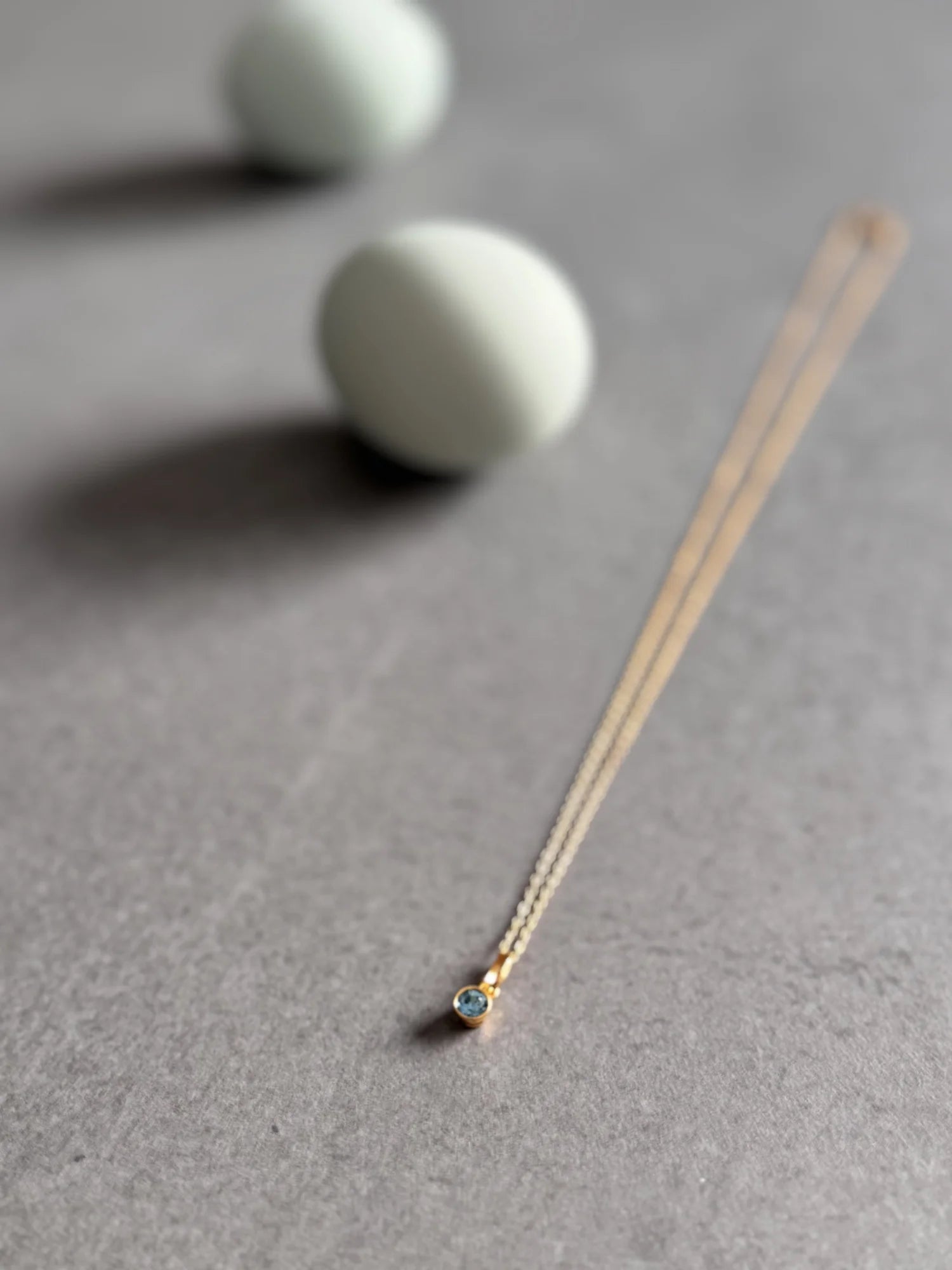 March Birthstone Necklace