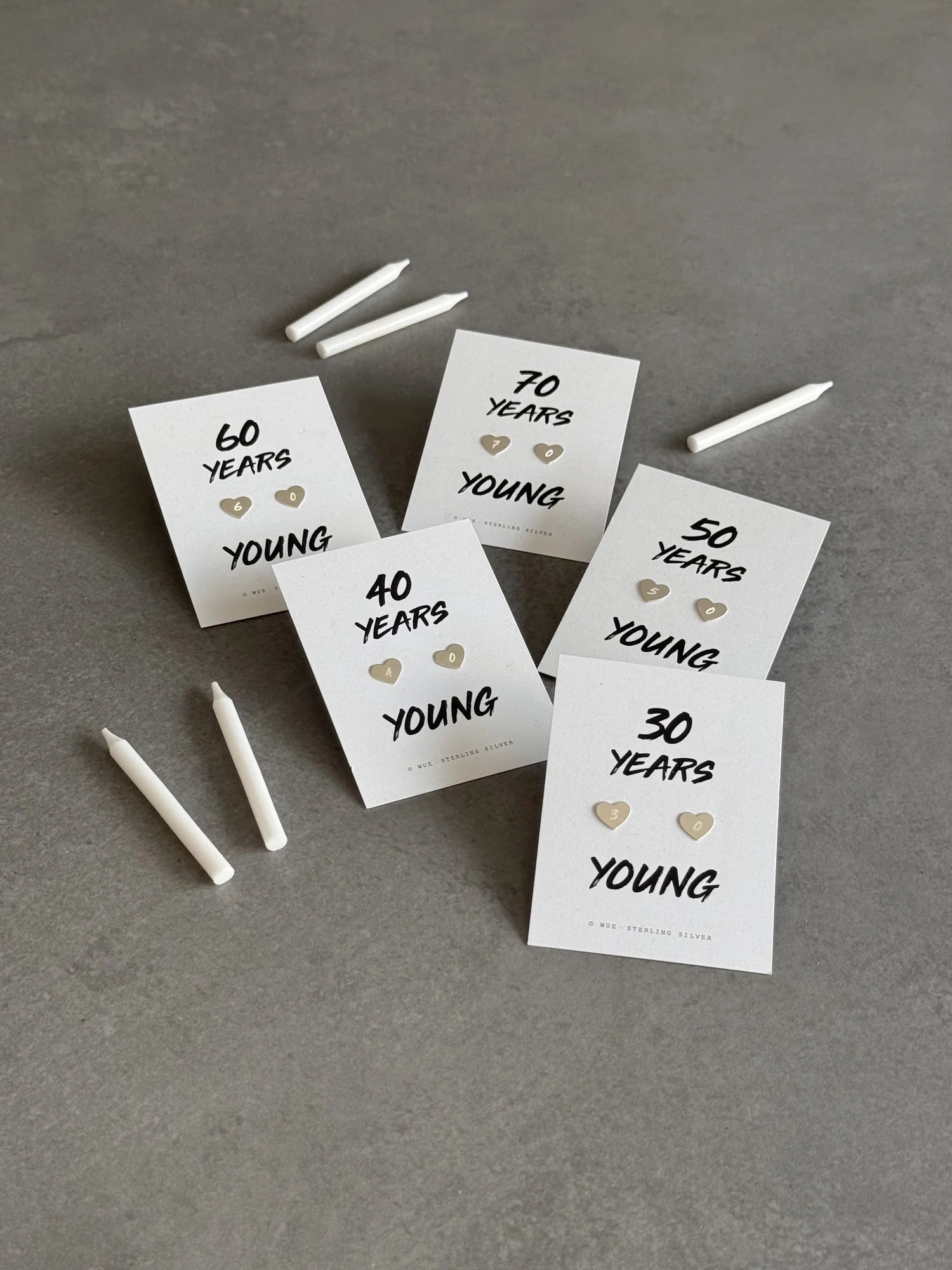 Engraved Birthday Heart Earrings