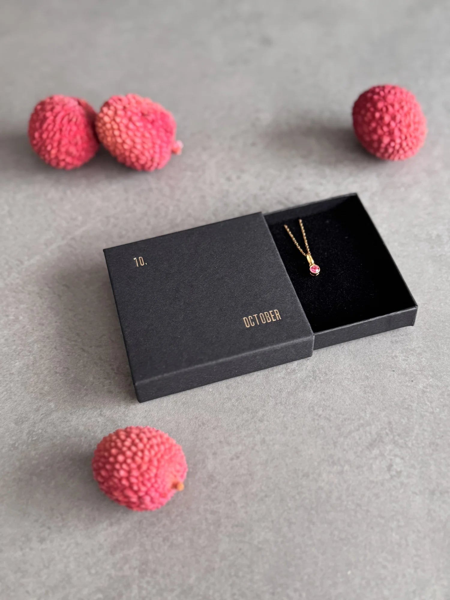 October Birthstone Necklace