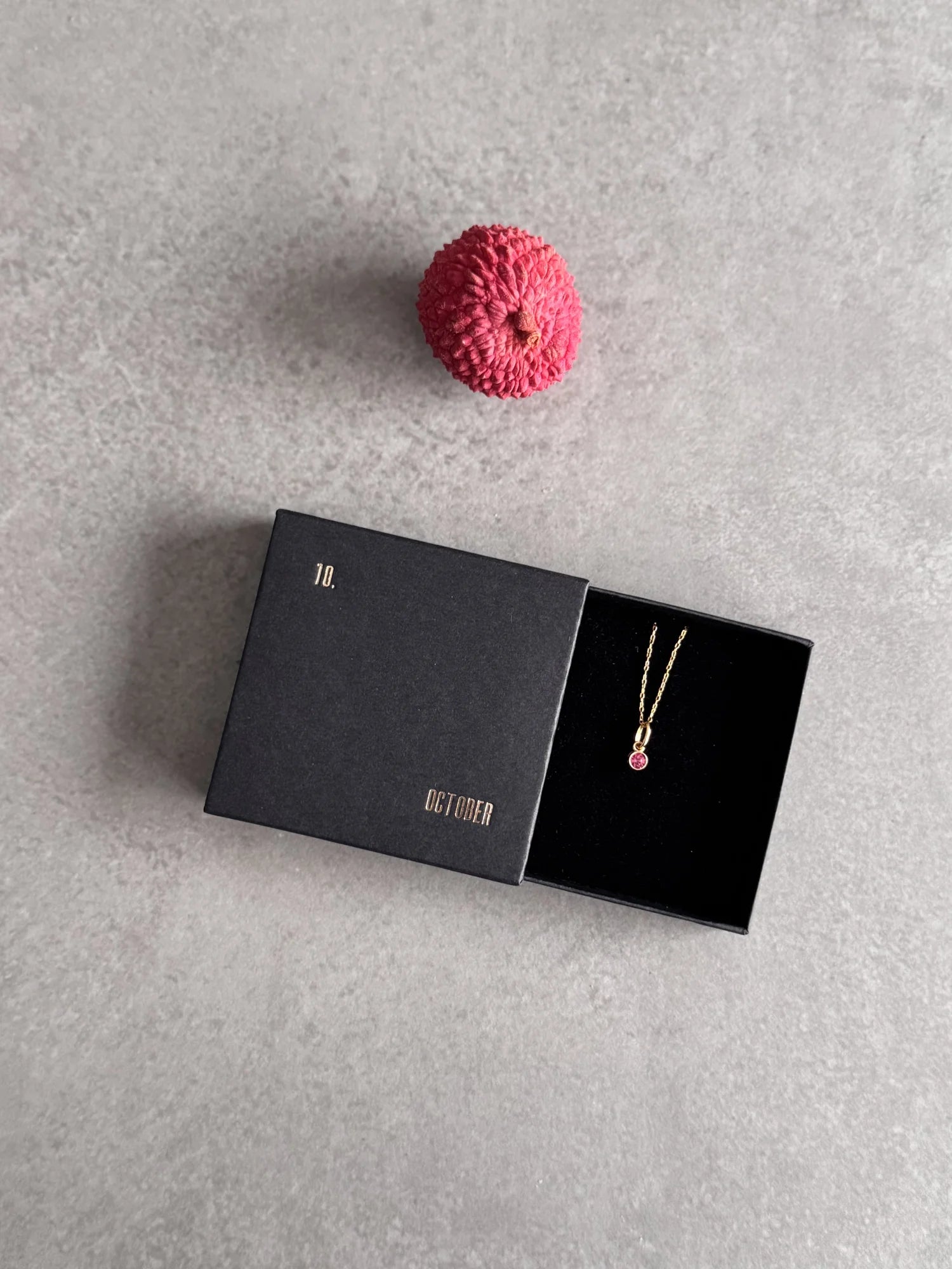 October Birthstone Necklace