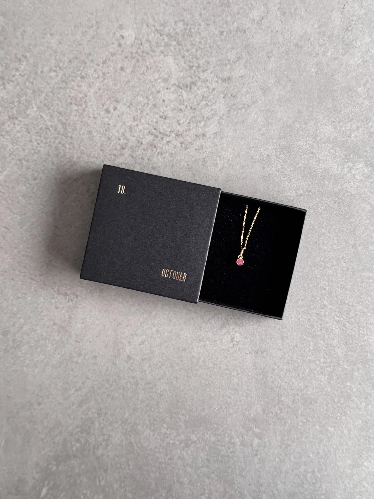 October Birthstone Necklace