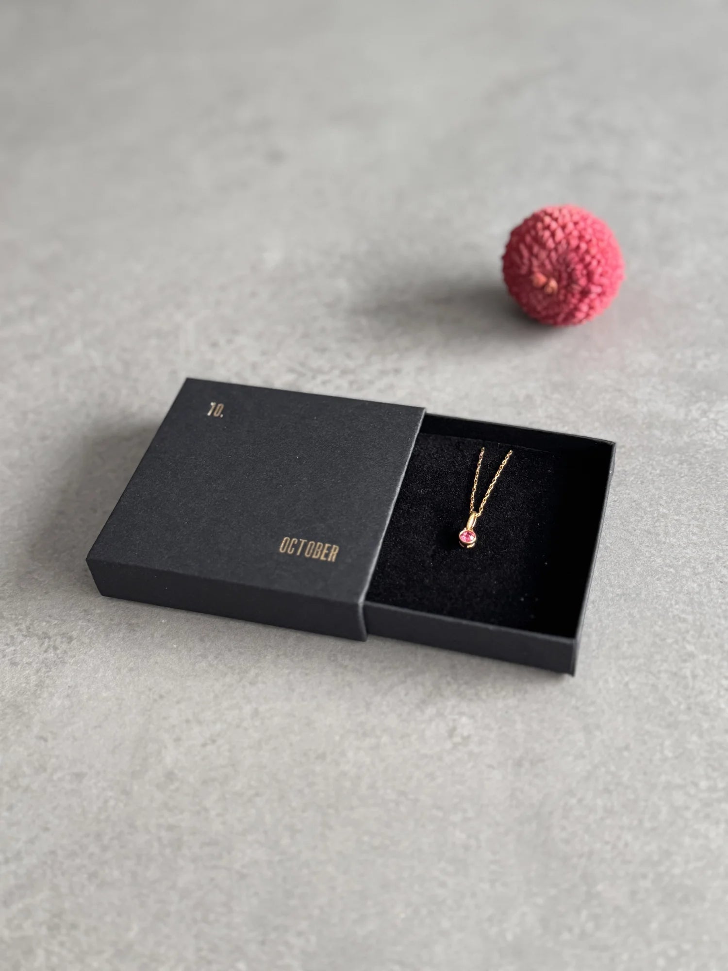 October Birthstone Necklace