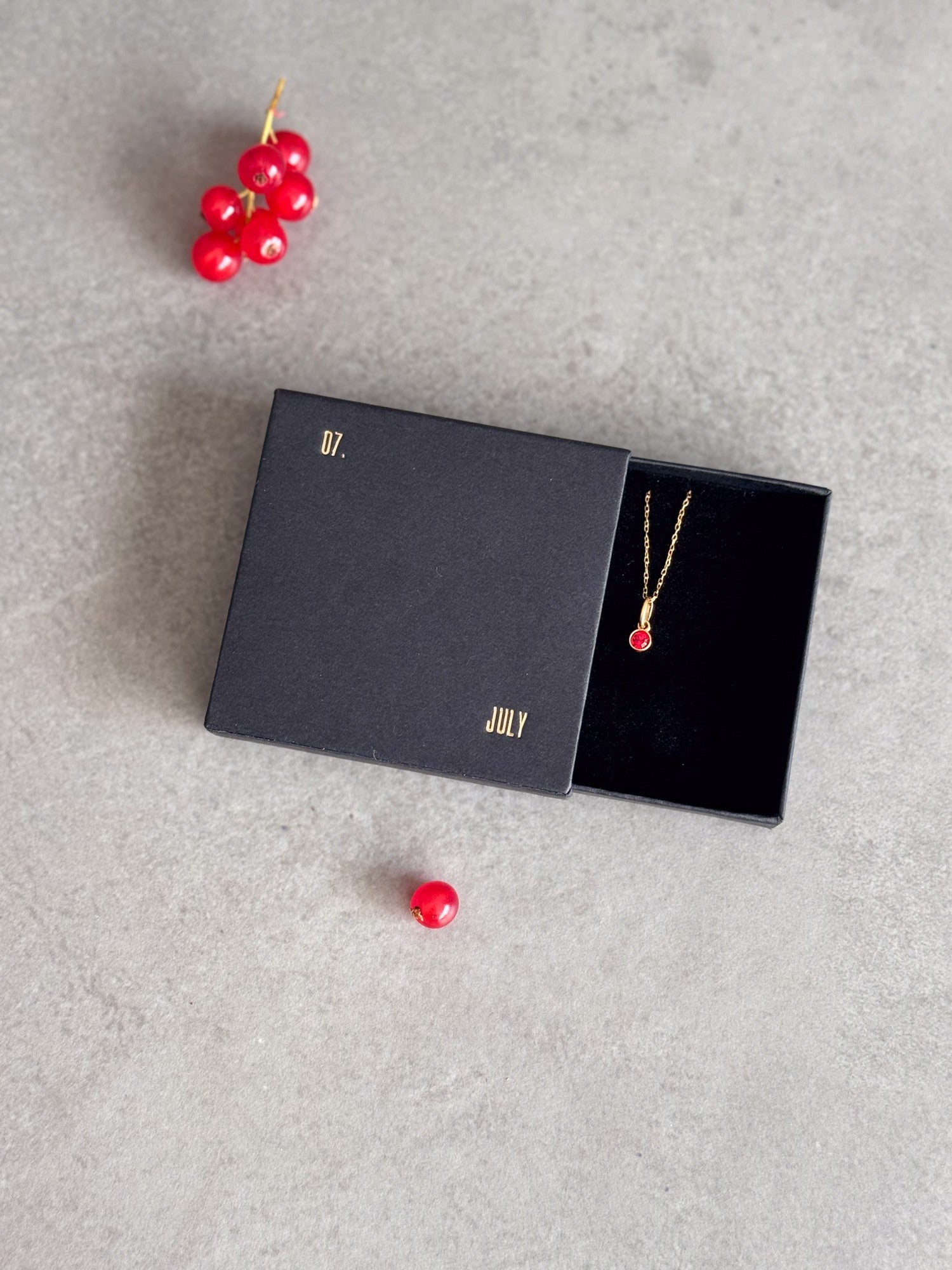 July Birthstone Necklace