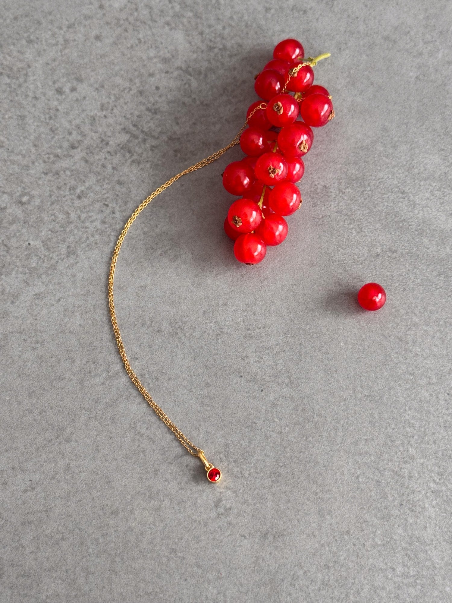 July Birthstone Necklace