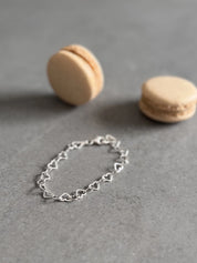 Thank You Bridesmaid Heart Bracelet