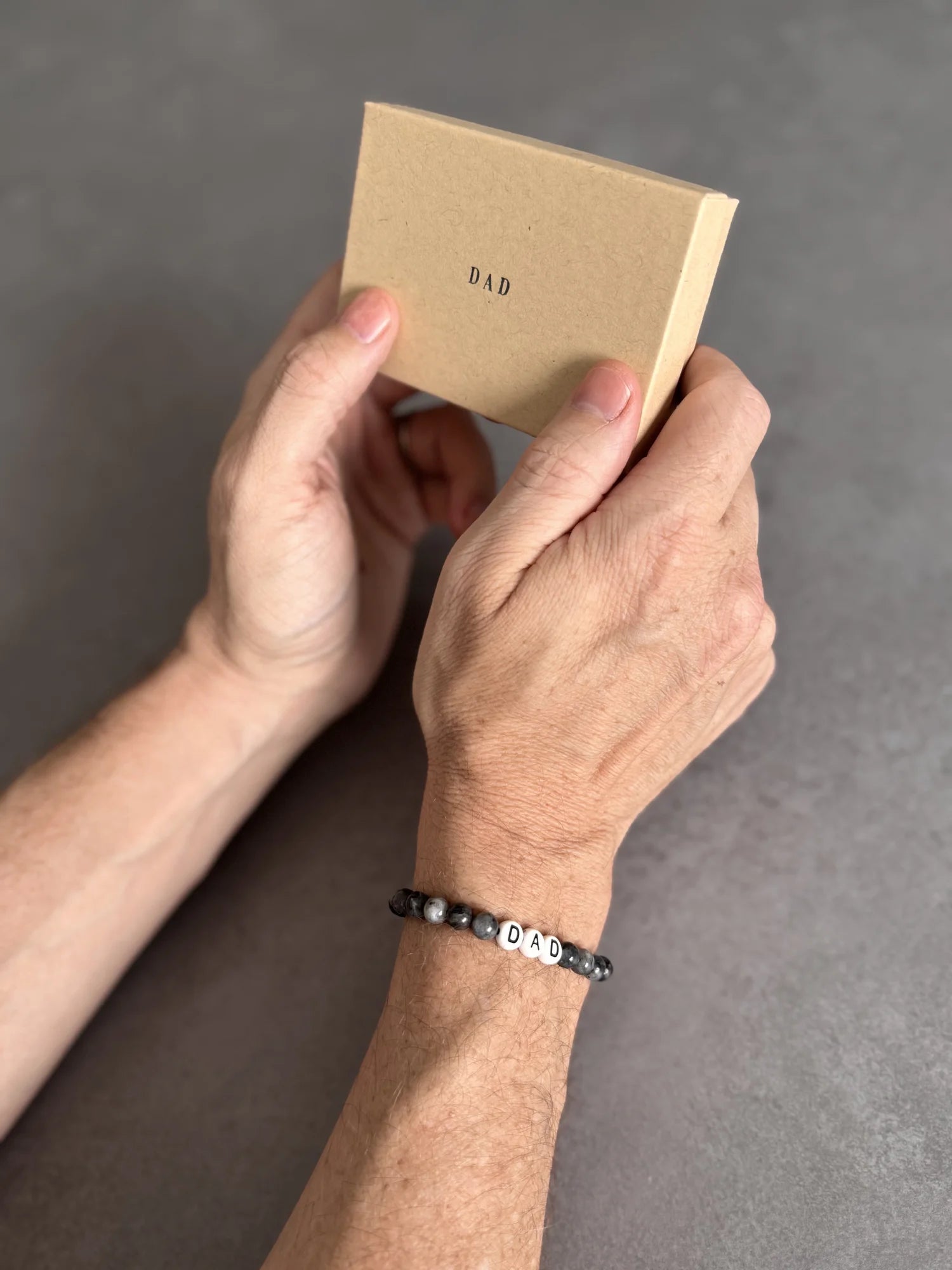 Thank You Dad Gemstone Bracelet