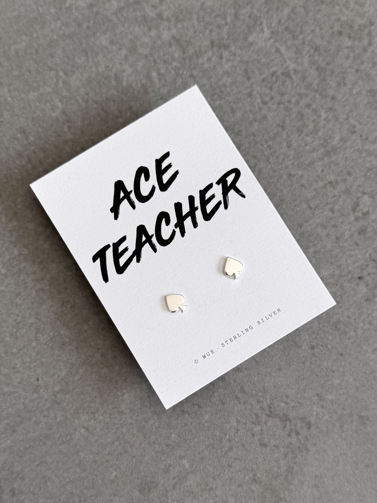 Ace Teacher Earrings