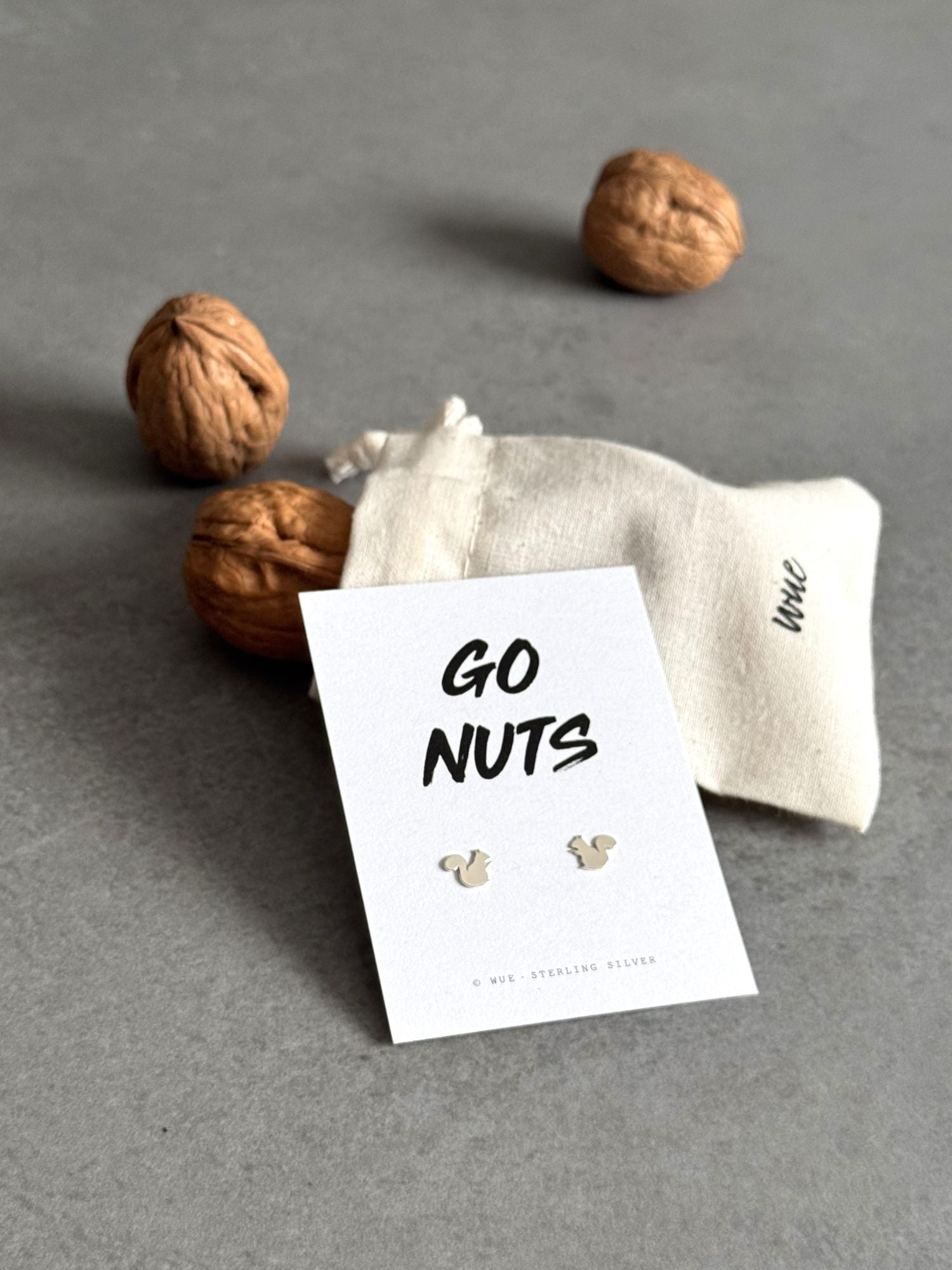 Go Nuts - Squirrel Earrings
