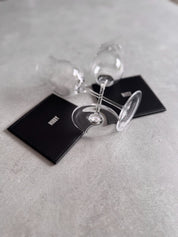 Hubby & Wife Leather Coaster