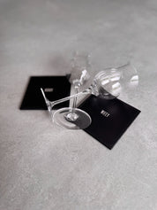 Hubby & Wife Leather Coaster