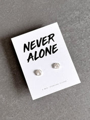 Never Alone - Paw Earrings
