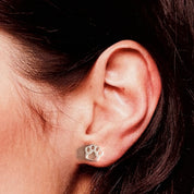 Never Alone - Paw Earrings