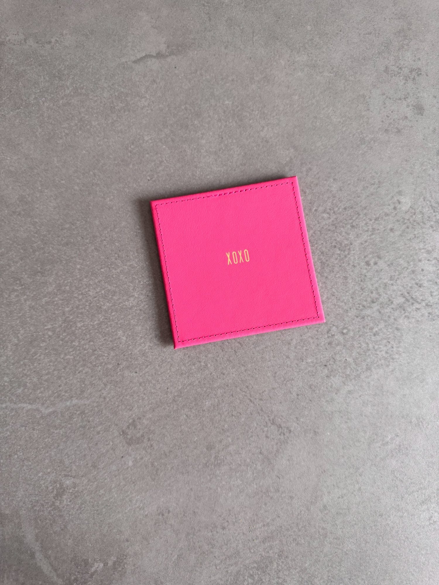Personalised Leather Coaster