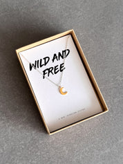 Wild And Free - Moon Necklace