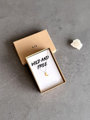 Wild And Free - Moon Necklace