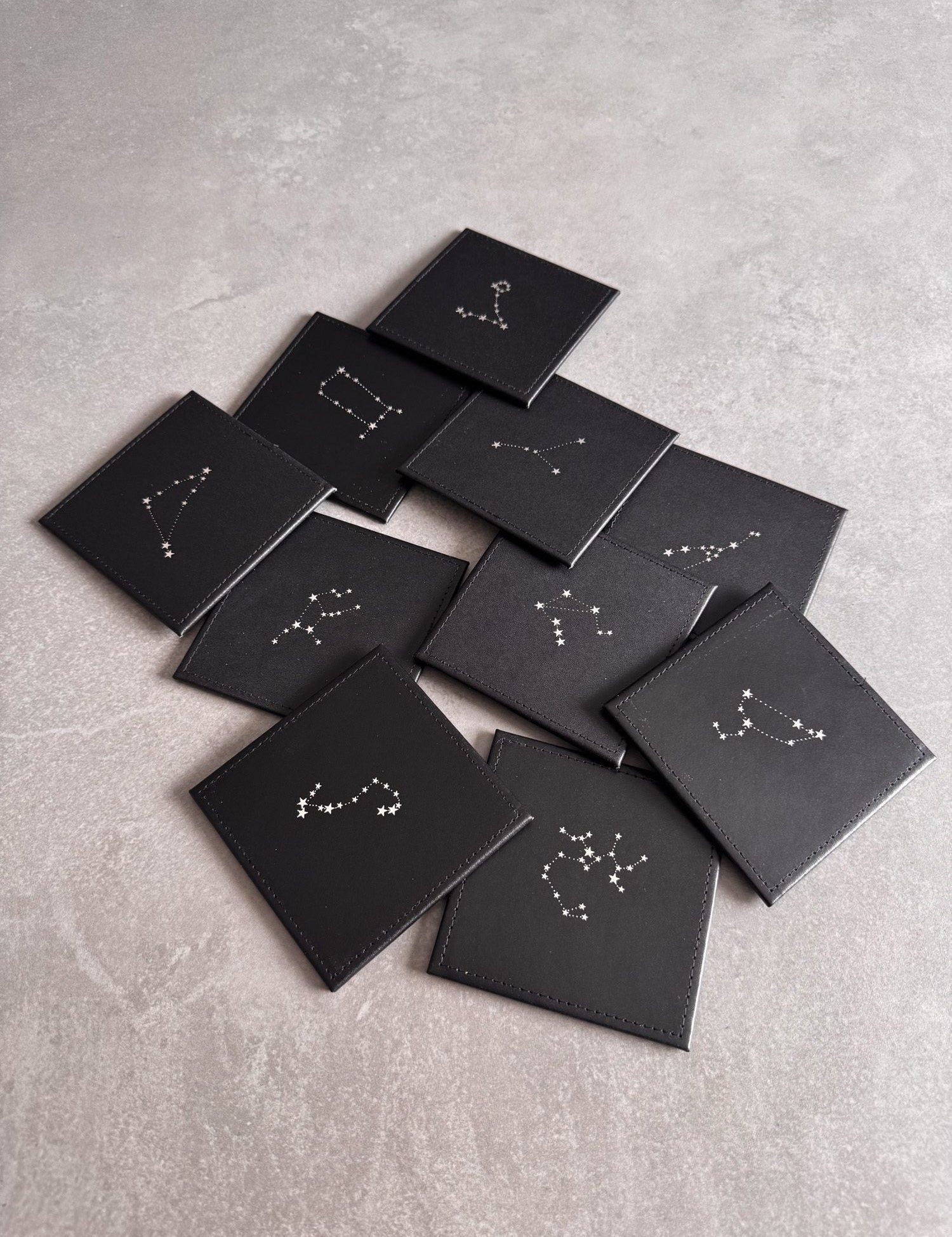 Zodiac Leather Coaster