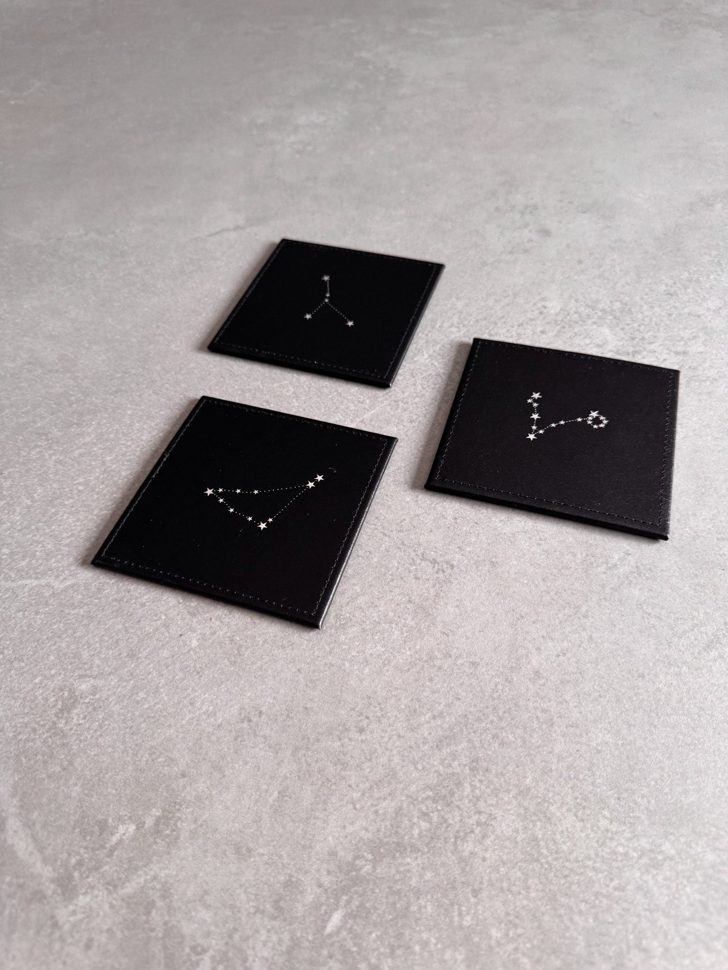 Zodiac Leather Coaster