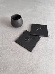 Zodiac Leather Coaster
